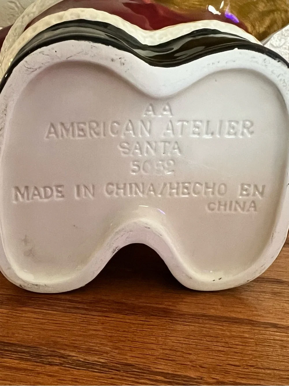 Vintage American Atelier Santa Cookie Jar (Style#5052)